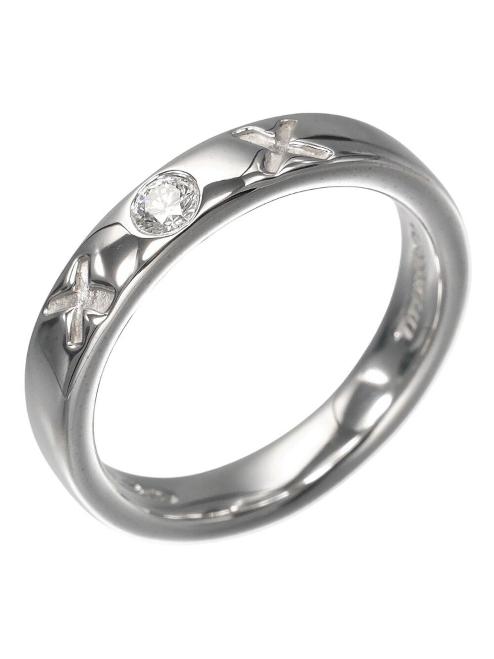 Tiffany & Co Kiss Xox White Gold Diamond Ring